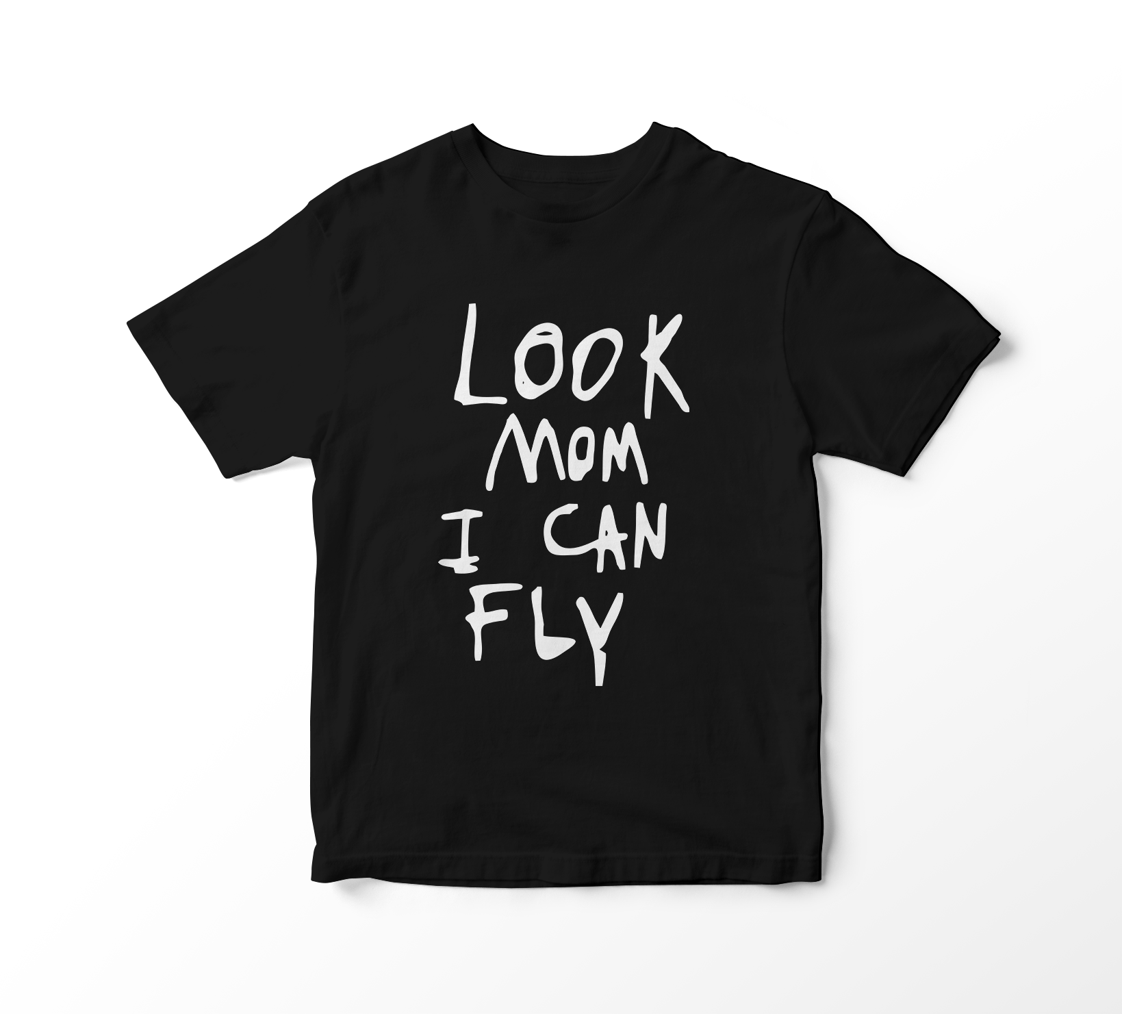 Nome do produto: Camiseta Travis Scott - Look Mom I Can Fly (preta)