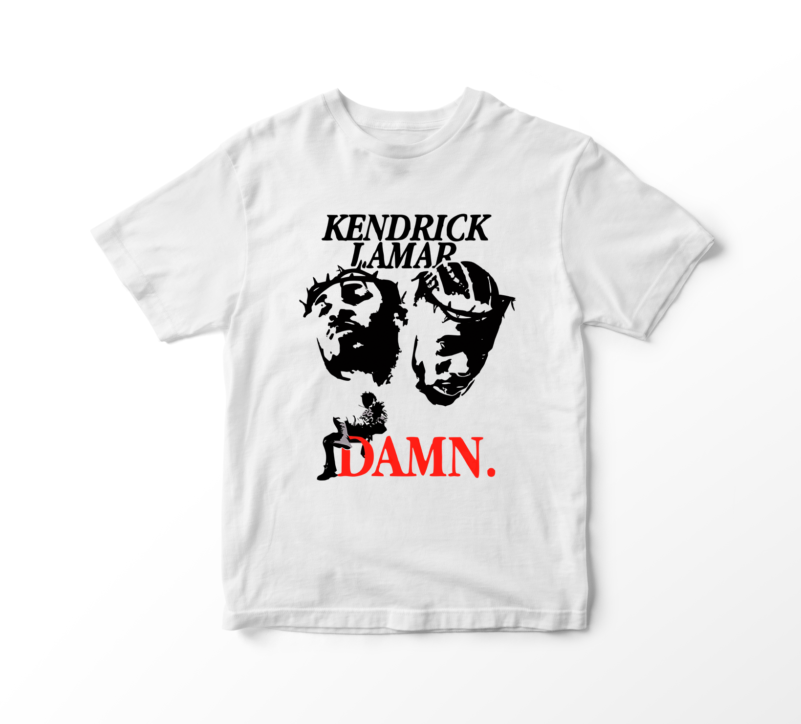 Nome do produto: Camiseta Kendrick Lamar - Faces & DAMN.