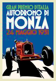 Posters Grand Premio de Monza 1931