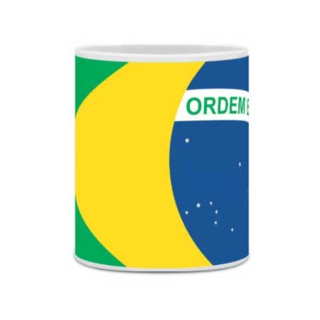 Caneca Bandeira do Brasil II