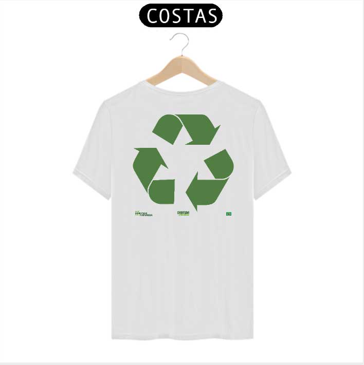 Camiseta Meio Ambiente | Conexão Ambiental | Recicle | T-Shirt Prime