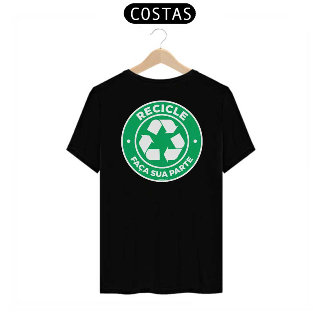Camiseta Recicle V | T-Shirt Plus Size