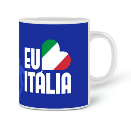 Caneca Eu Amo a Itália