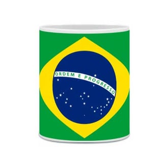 Caneca Bandeira do Brasil