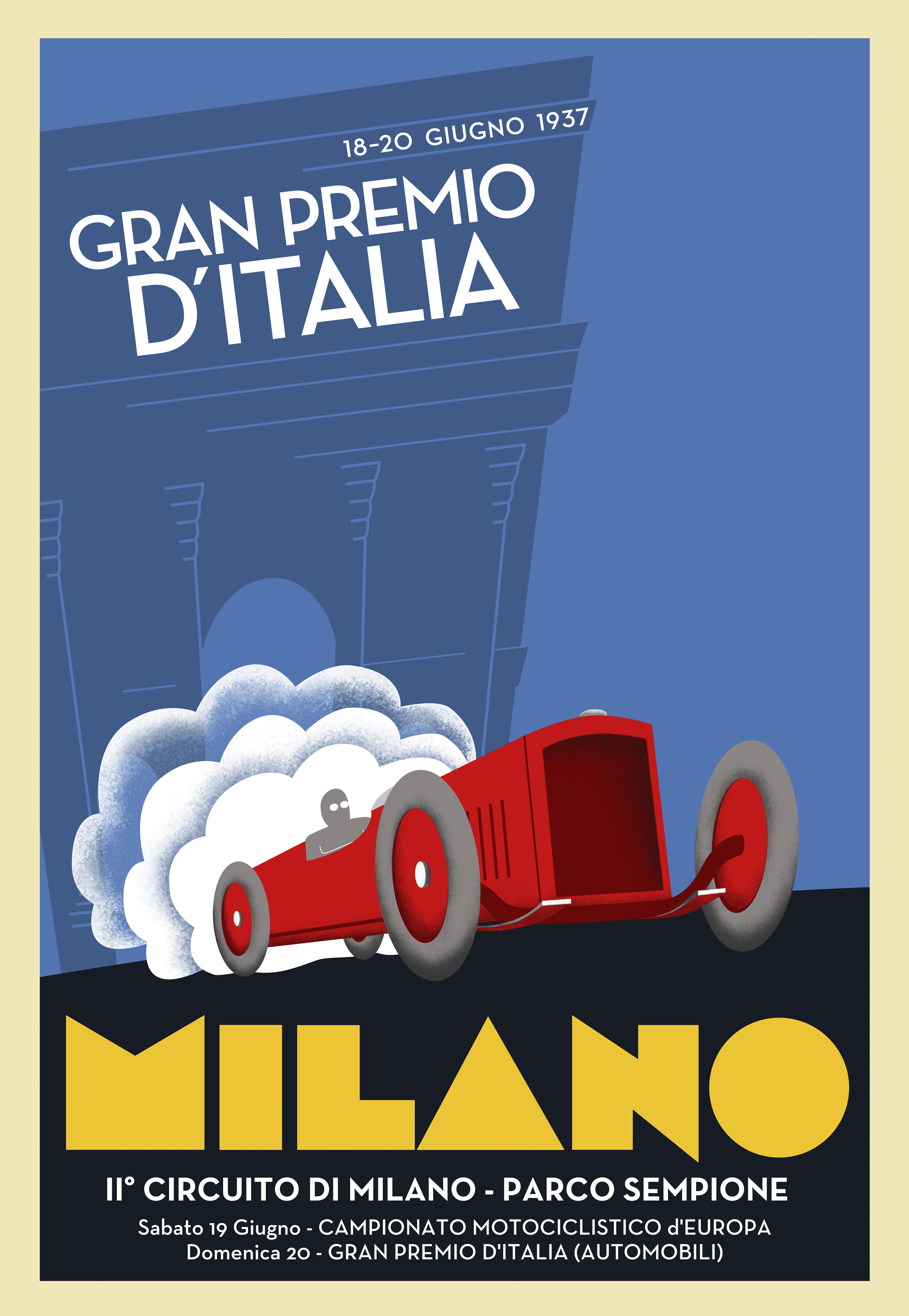 Posters Grand Premio Milano | Itália