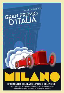 Posters Grand Premio Milano | Itália