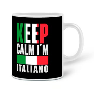 Caneca Keep Calm I´m Italiano
