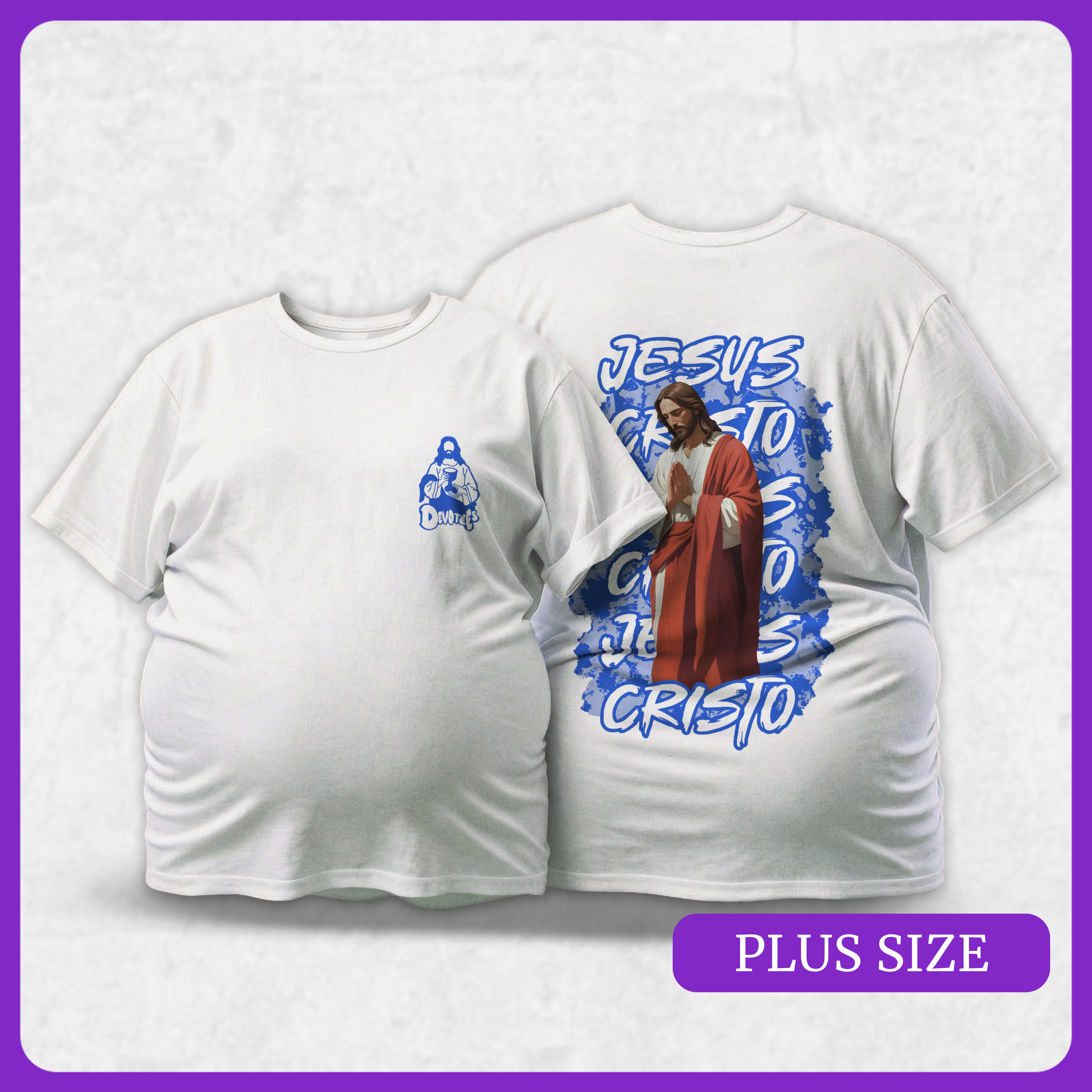 Plus Size Jesus | Urbano Sagrado (Azul)