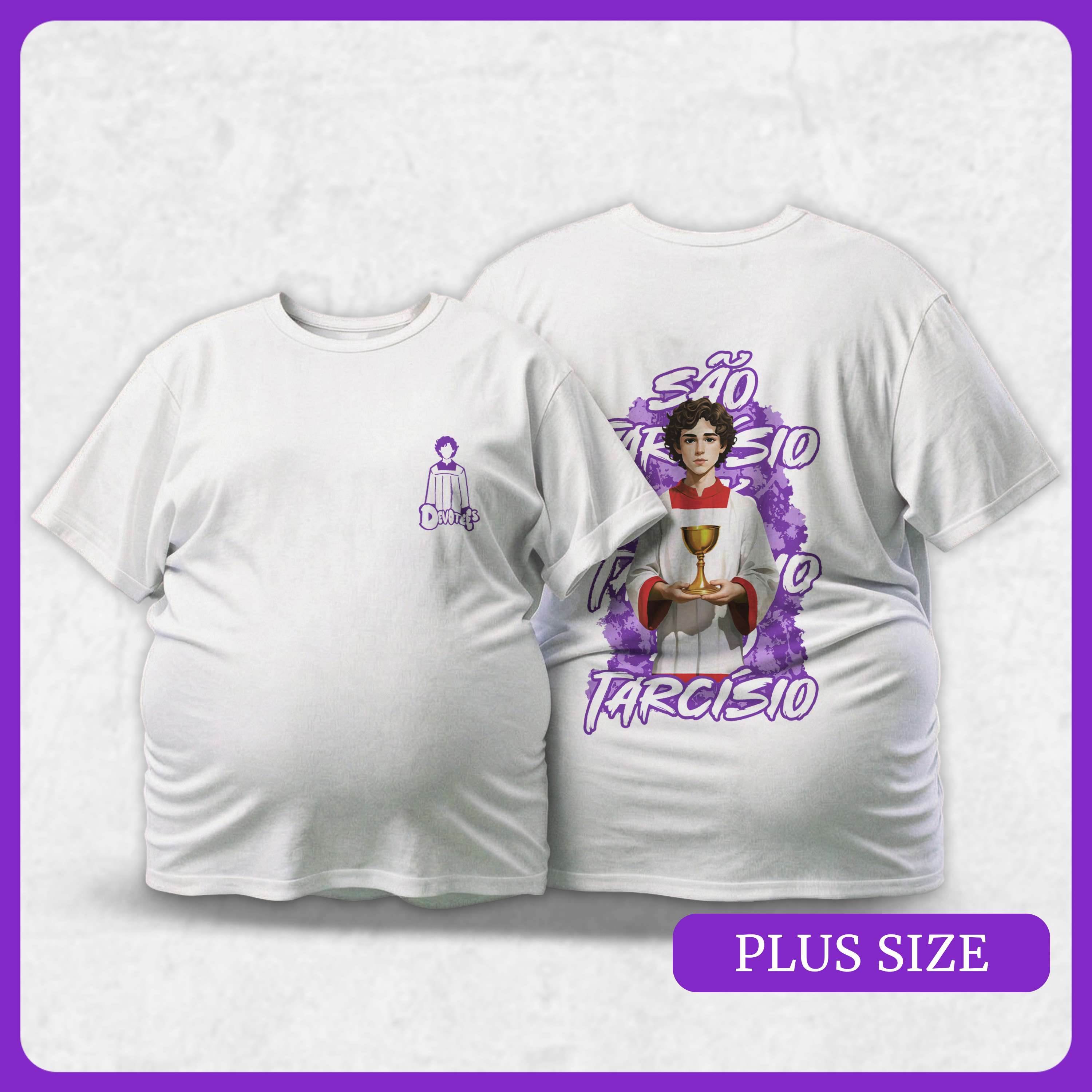 Plus Size São Tarcísio | Urbano Sagrado (Roxo)