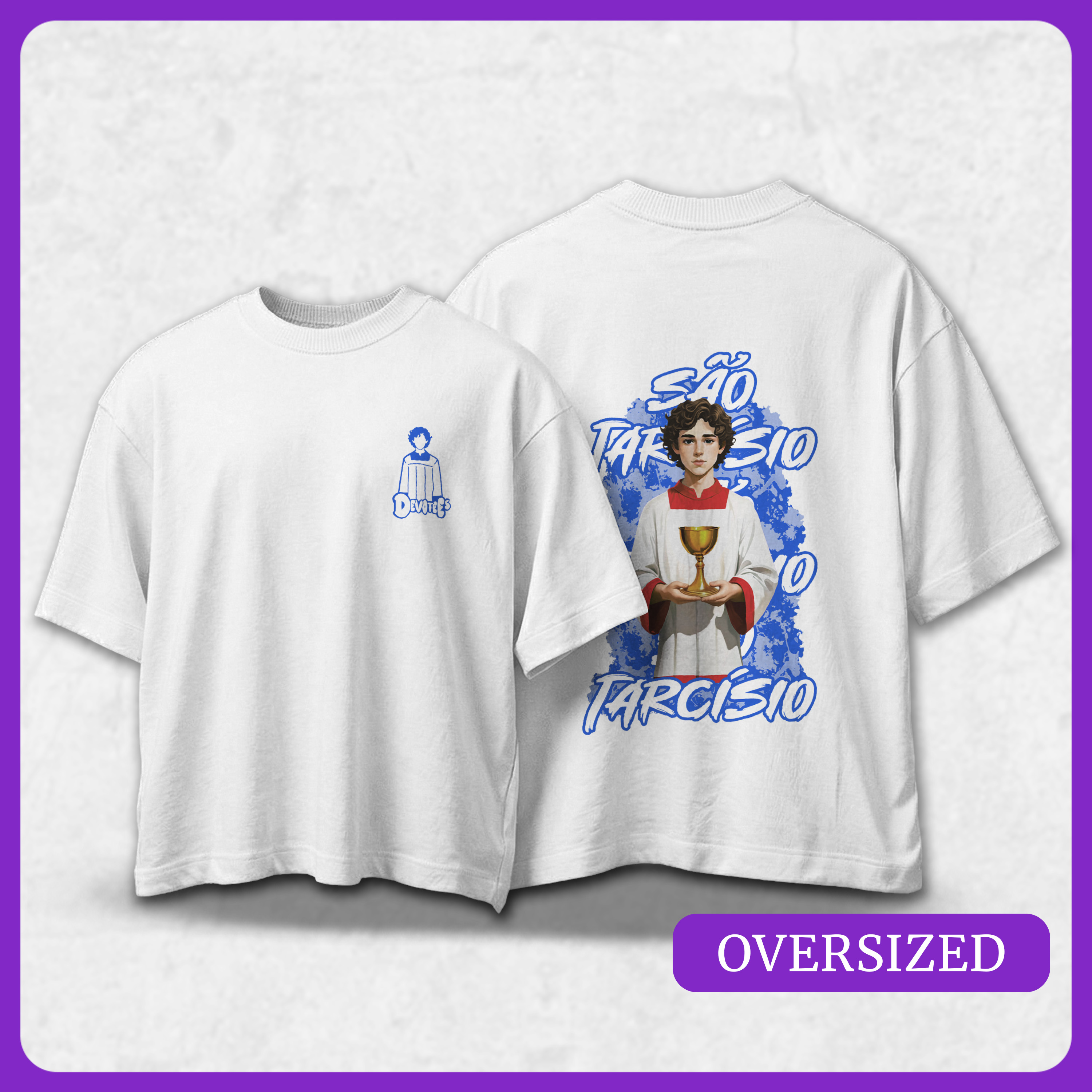 Oversized São Tarcísio | Urbano Sagrado (Azul)