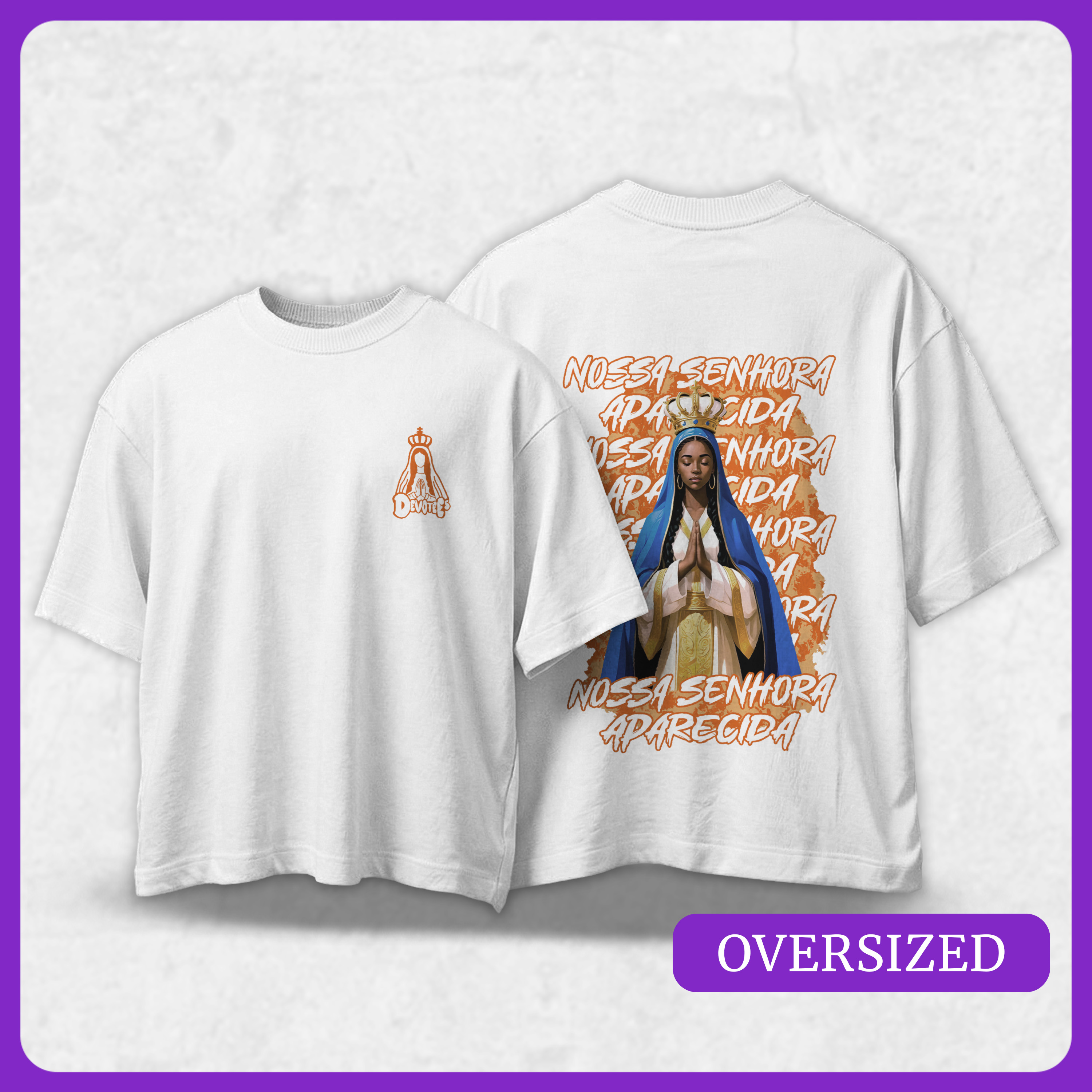 Oversized Nossa Senhora | Urbano Sagrado (Laranja)