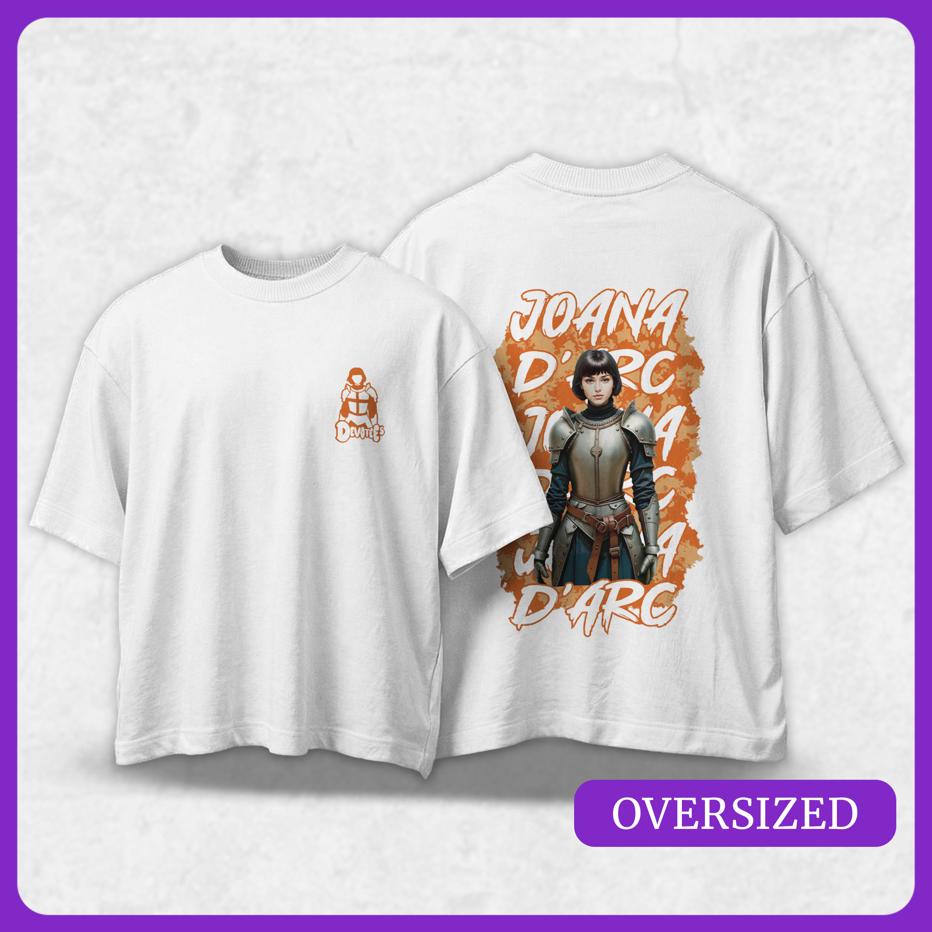 Oversized Joana D’arc | Urbano Sagrado (Laranja)