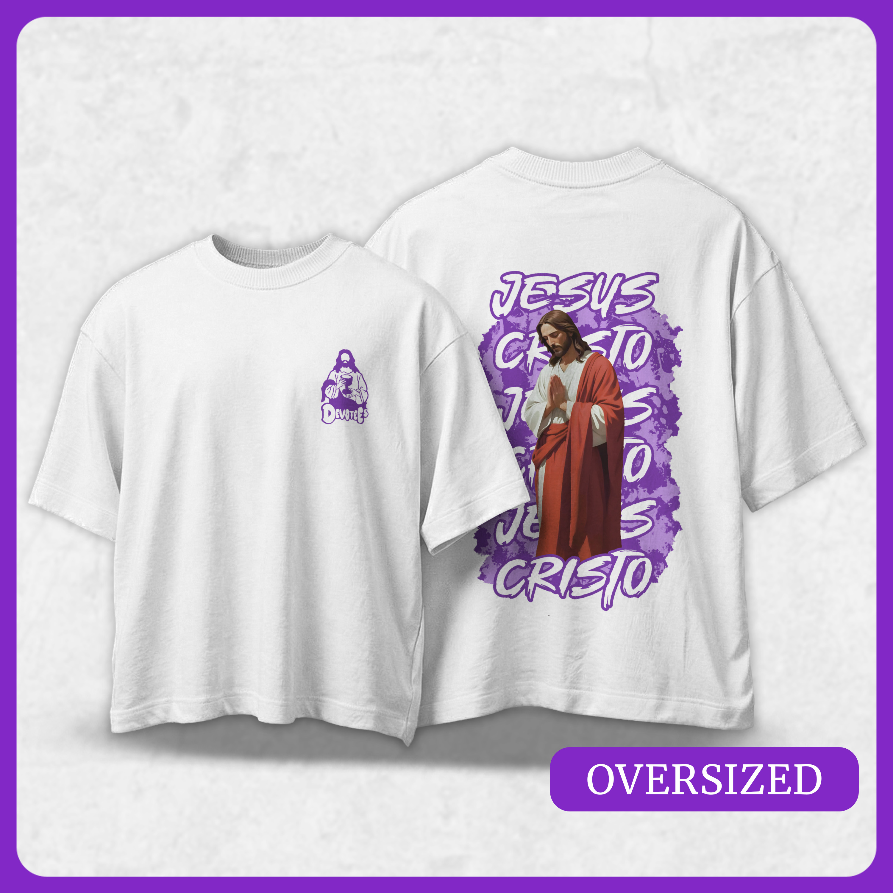 Oversized Jesus | Urbano Sagrado (Roxa)