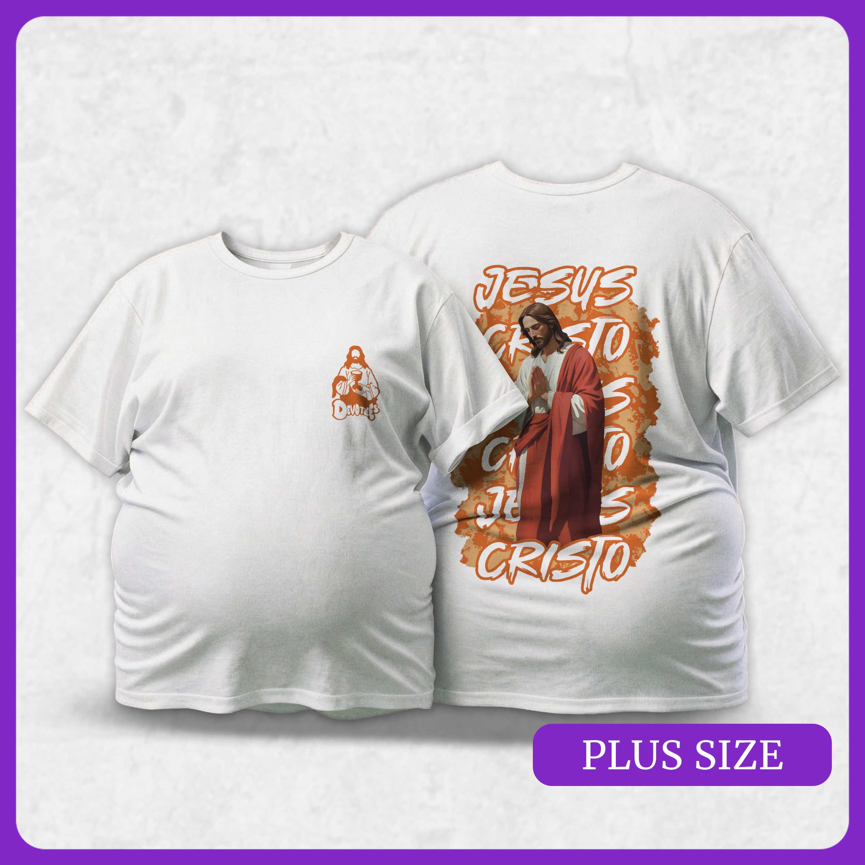 Plus Size Jesus | Urbano Sagrado (Laranja)