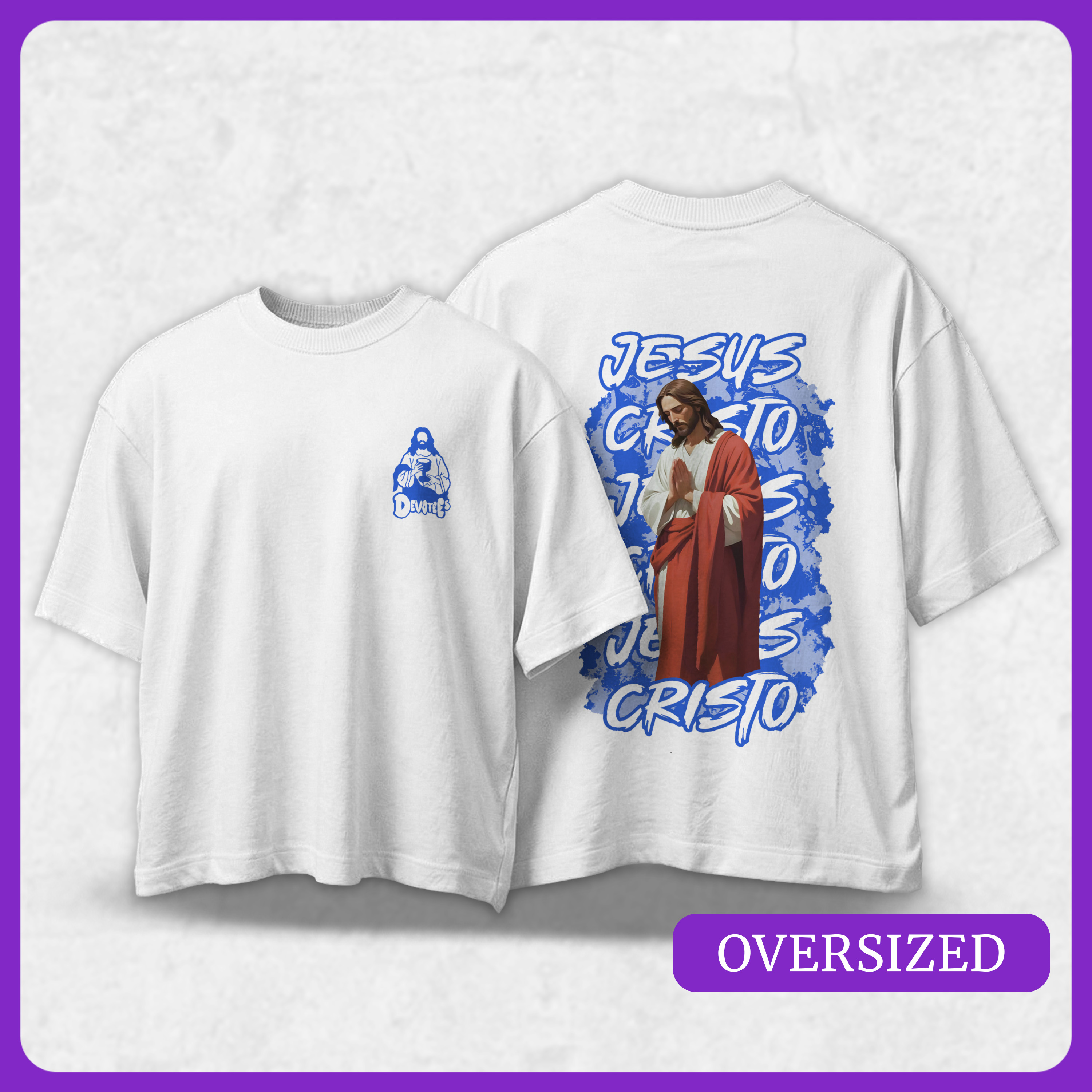 Oversized Jesus | Urbano Sagrado (Azul)