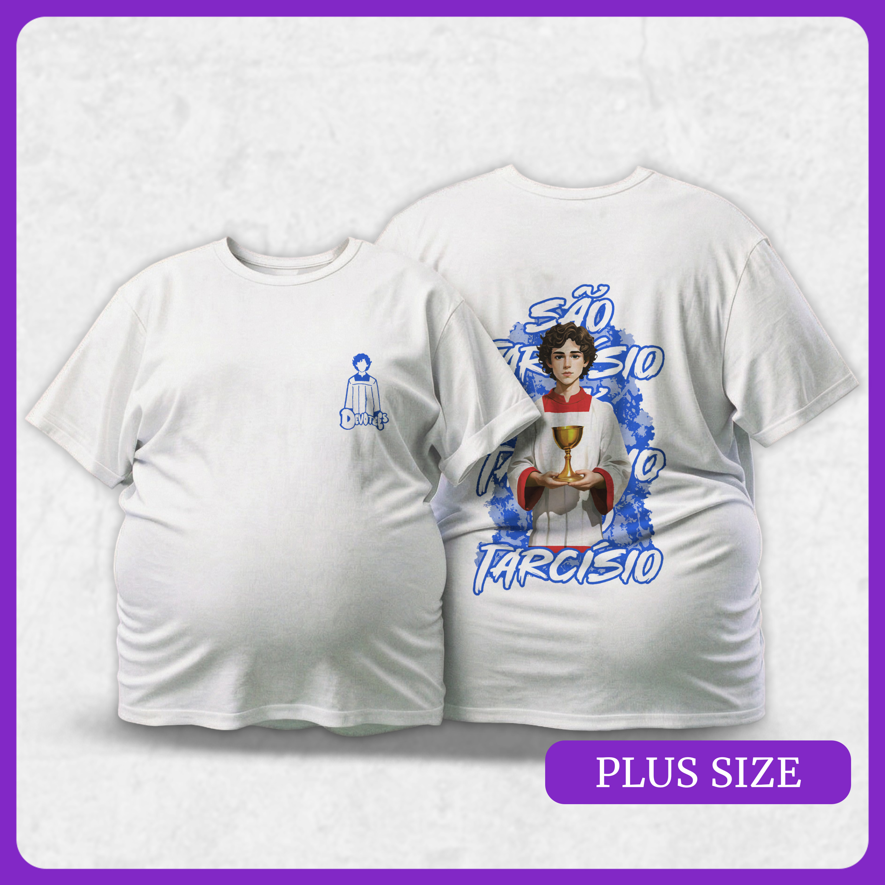 Plus Size São Tarcísio | Urbano Sagrado (Azul)