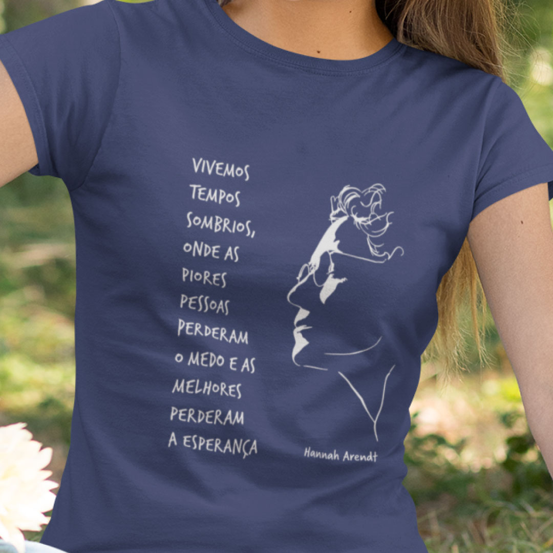 Tempos sombrios (Baby look - Algodão peruano)