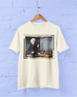 Einstein e o Deus de Spinoza (Pima Unissex)