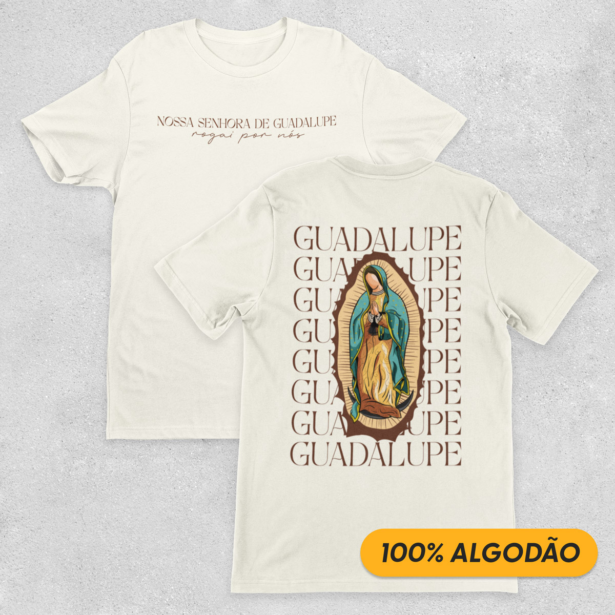 Guadalupe (frente/costas) - Camiseta Prime