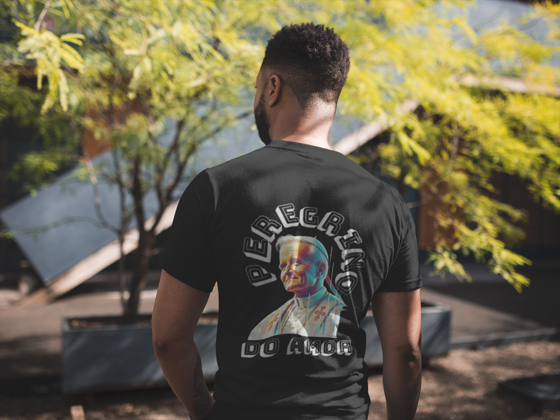 Nome do produto: Camiseta Peregrino do Amor 