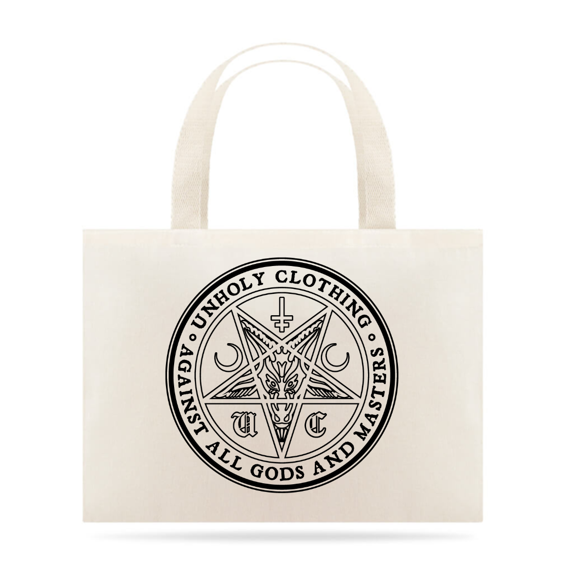 Nome do produto: Ecobag PENTAGRAMA UNHOLY Clássico