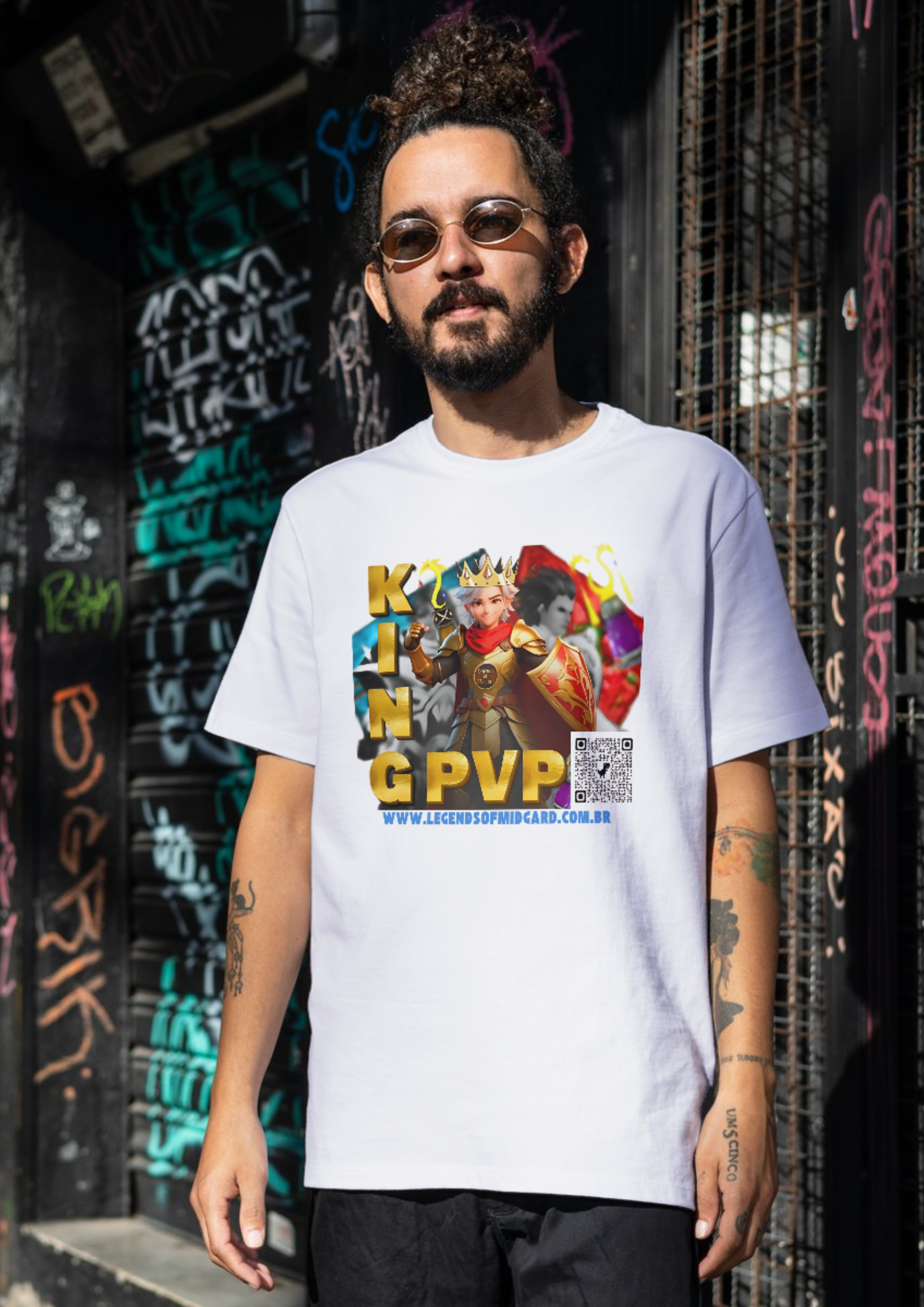 T-Shirt Prime Coleção Rei do PVP de Midgard