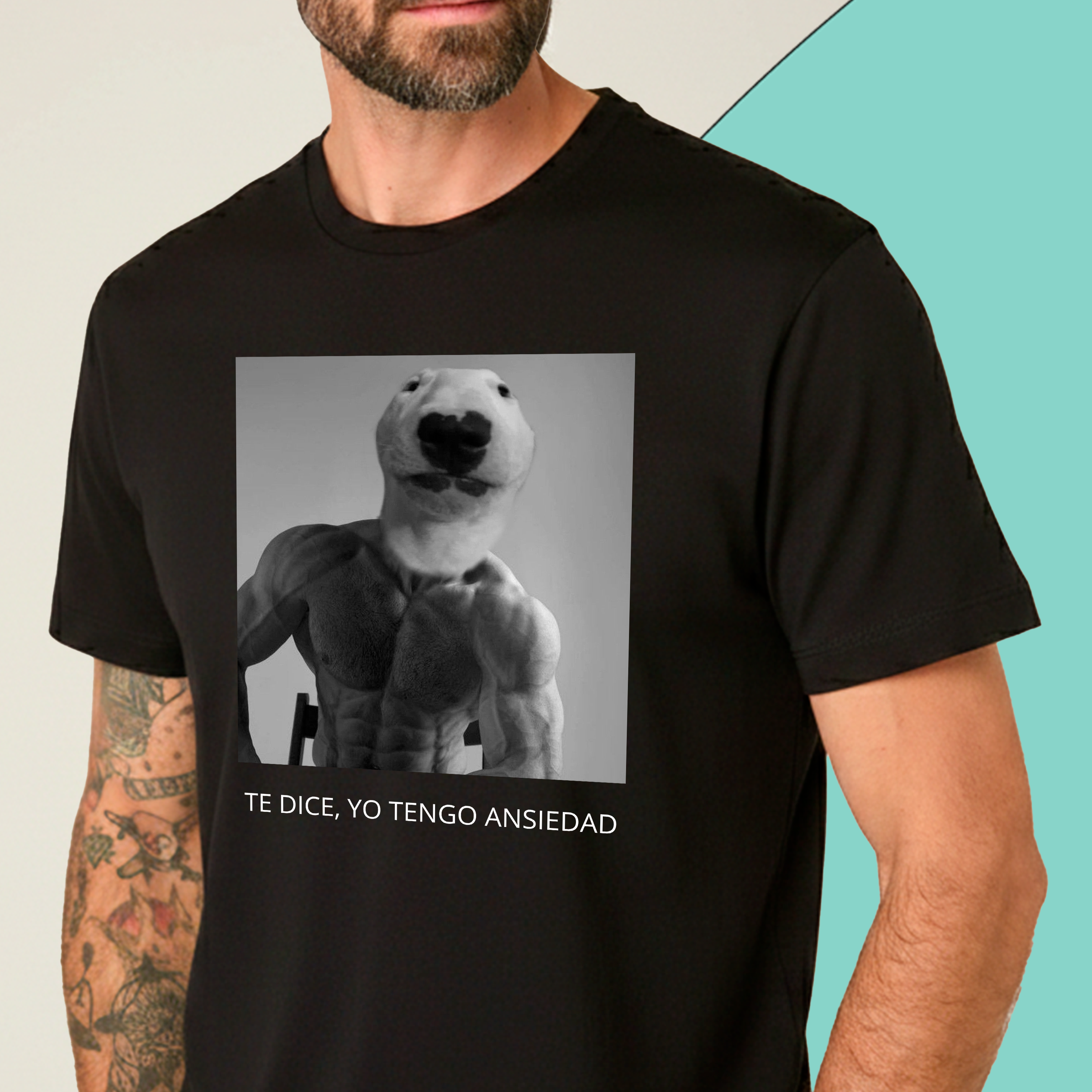 Camiseta Te dice, Yo tengo ansiedade.