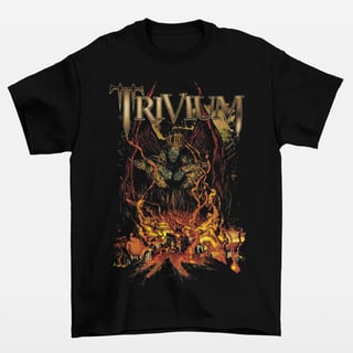 T-shirt inspiration Trivium unissex