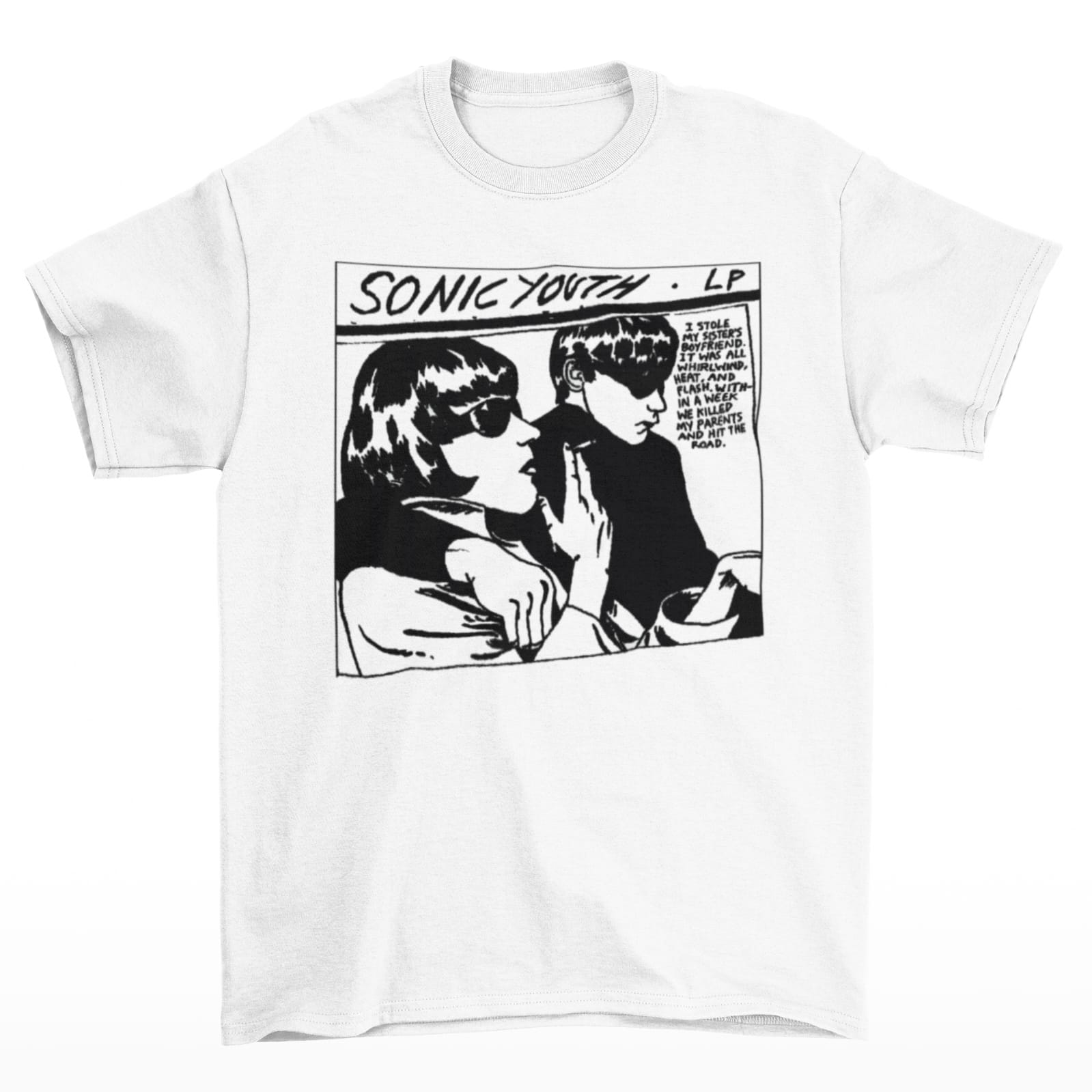 T-shirt inspiration Sonic Youth unissex