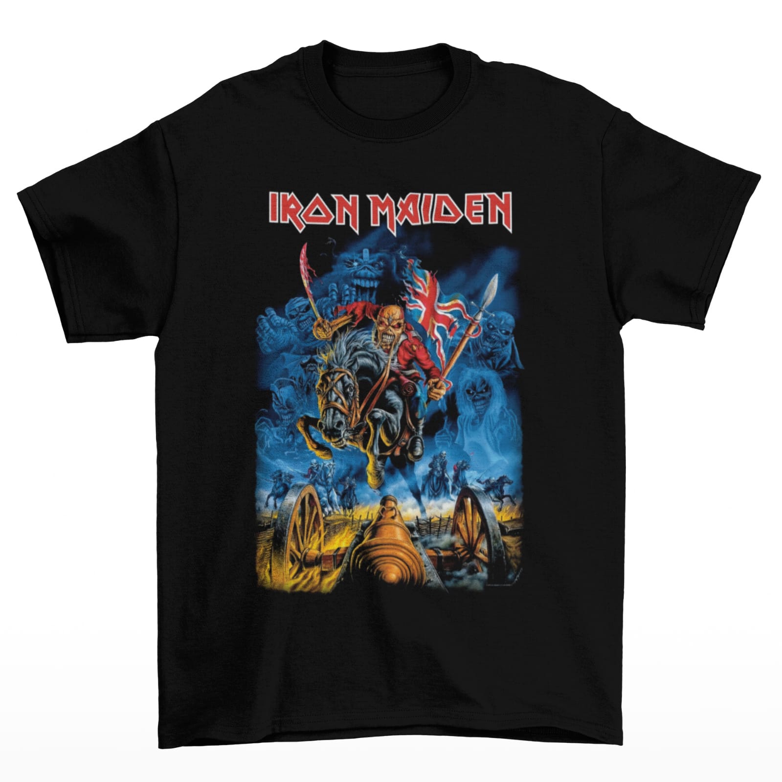 T-shirt inspiration Iron Maiden unissex