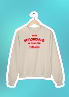 moletom: era SORORIDADE que me faltava