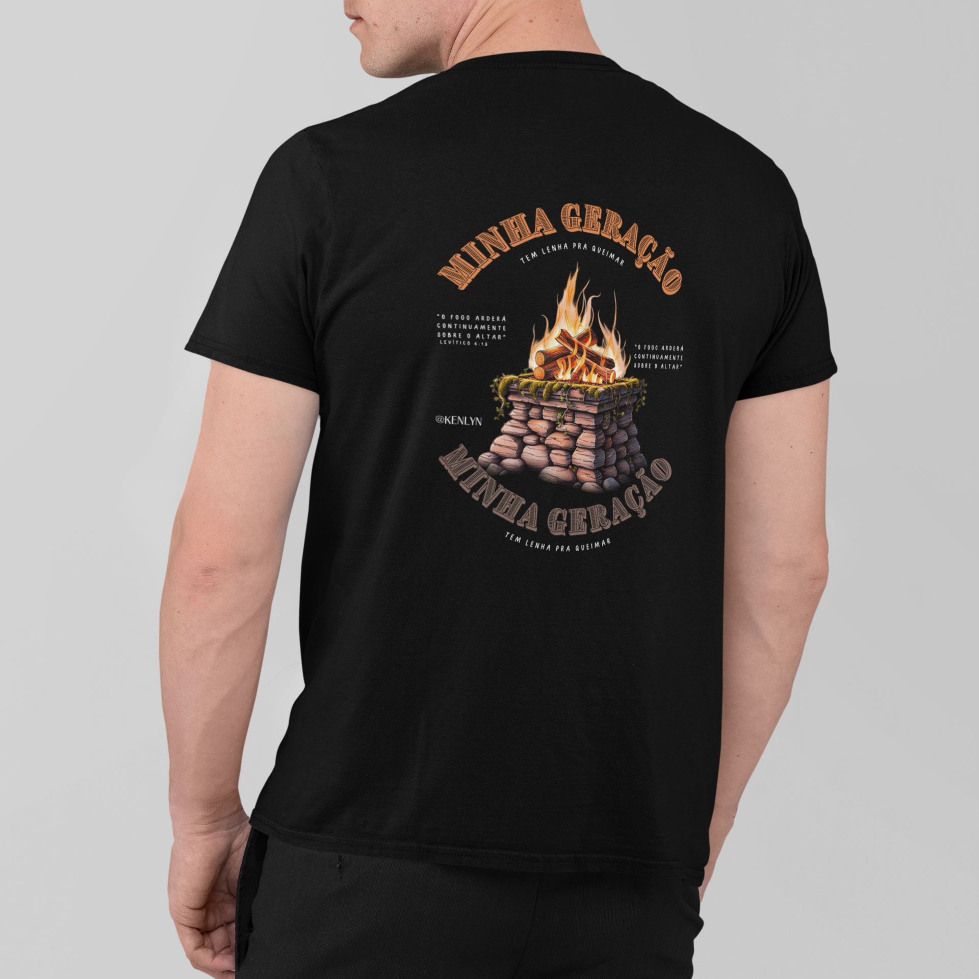 Camiseta Minha geração tem lenha pra queimar
