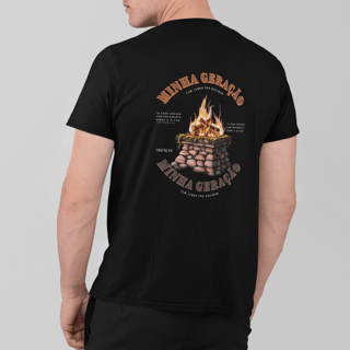 Camiseta Minha geração tem lenha pra queimar