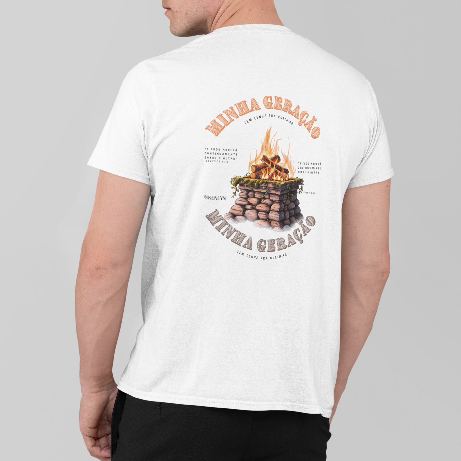 Camiseta Minha geração tem lenha pra queimar