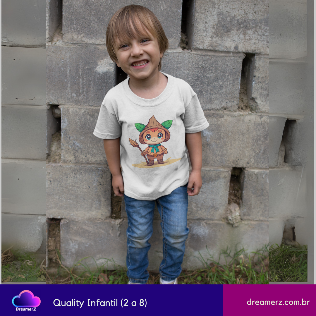 Camiseta Guardião da Floresta – O Aventureiro Mais Fofo da Natureza!