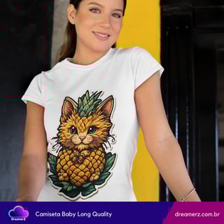 Camiseta Feminina Gatopaxi – A Mistura Mais Fofa do Verão!