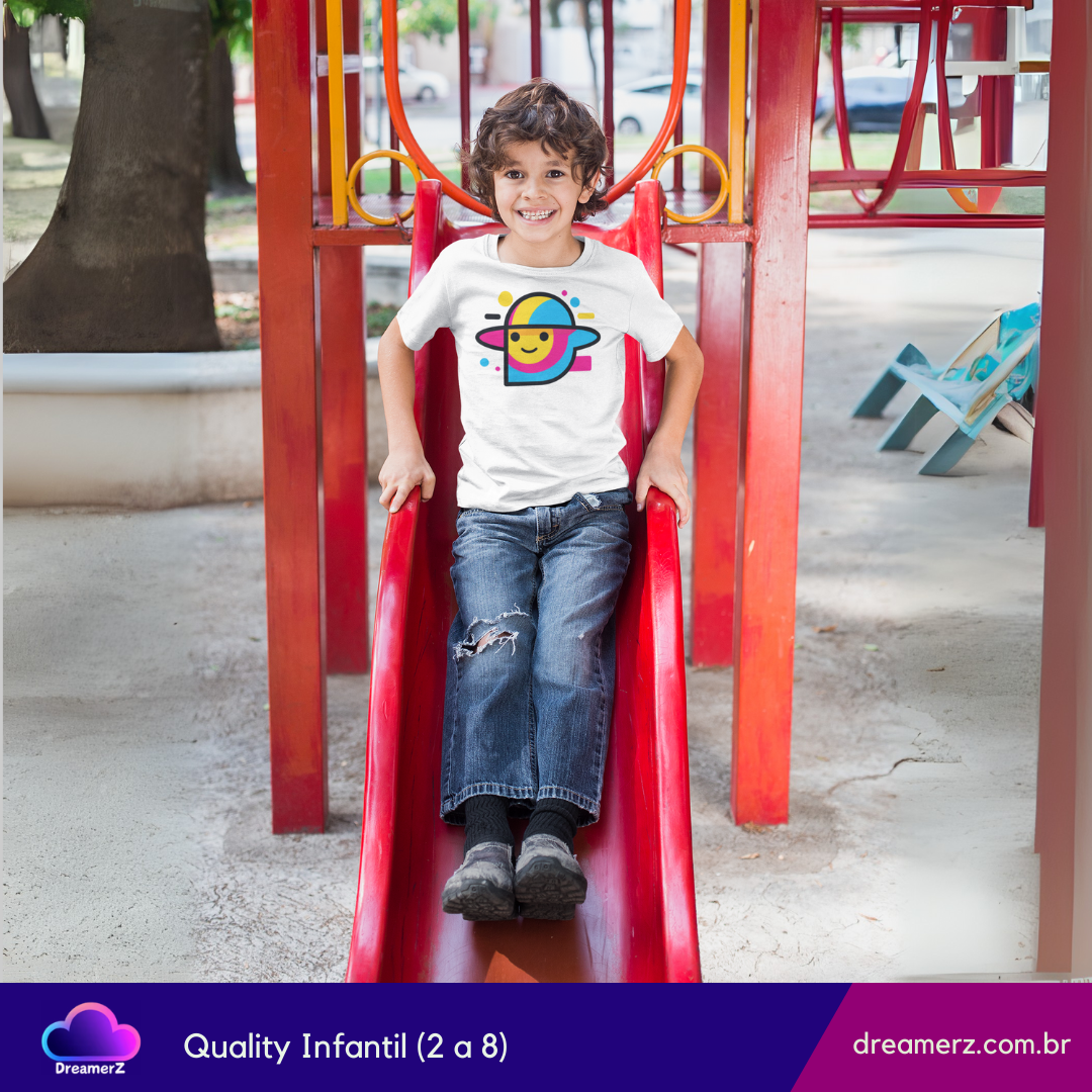 Camiseta Universo Pop – Onde a Alegria Gira em Órbita