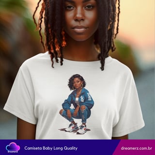 Camiseta Feminina Street Queen – Estilo que Impõe Respeito