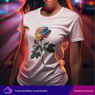 Camiseta Rosa Arco-Íris – A Beleza da Diversidade em Cada Cor