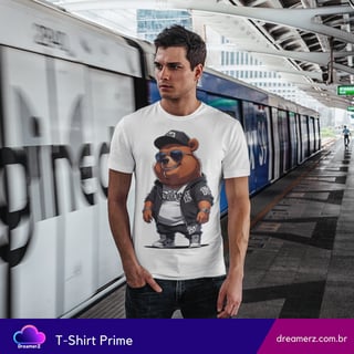 Camiseta URSO STREETSTYLE – O Rei do Rolê