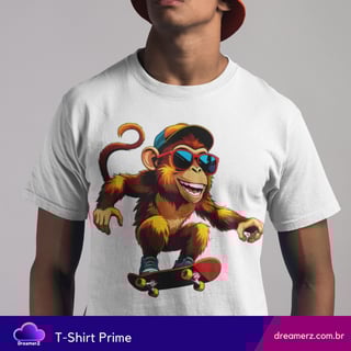 Camiseta MACACO SKATER – Liberdade em Movimento