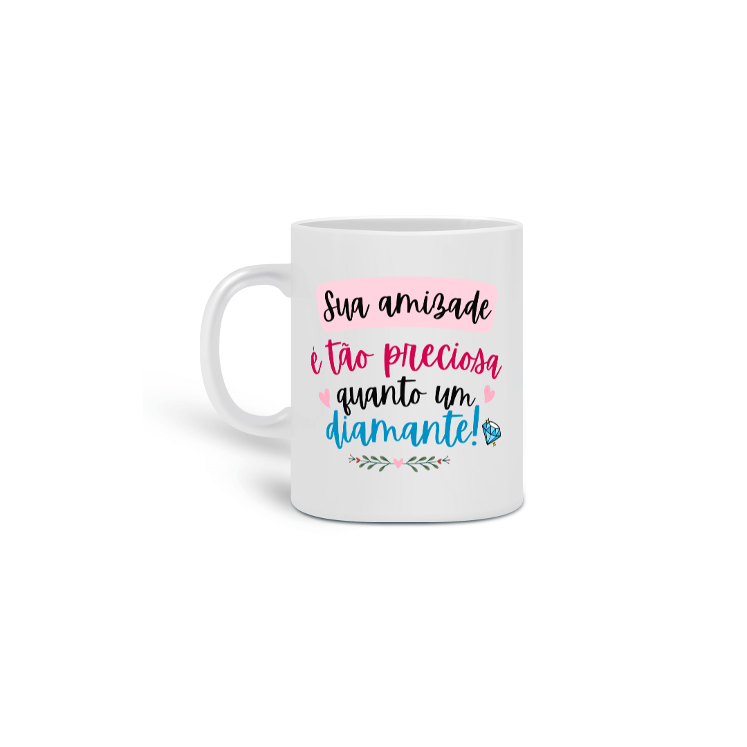 Caneca Porcelana - Amizade