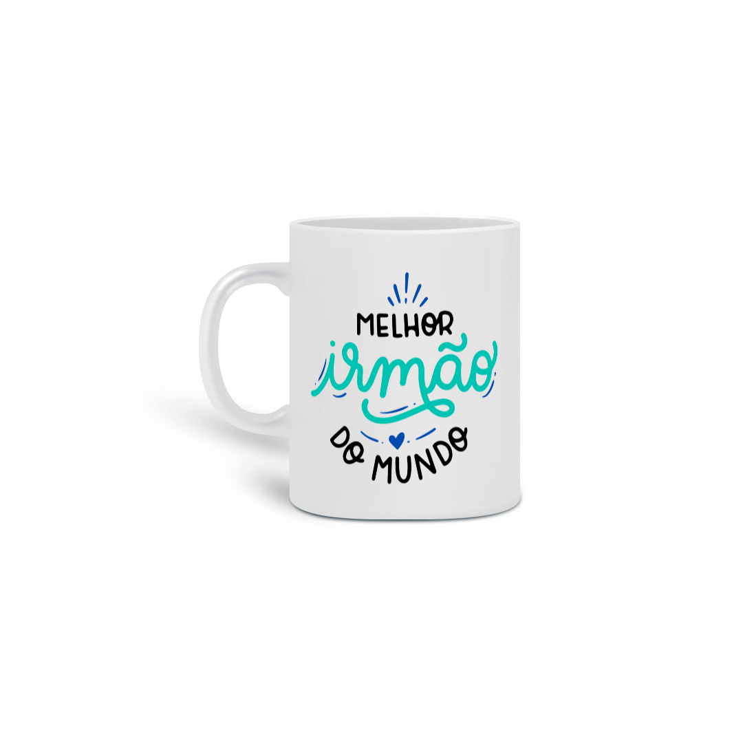 Caneca Porcelana - Melhor Irmão do Mundo
