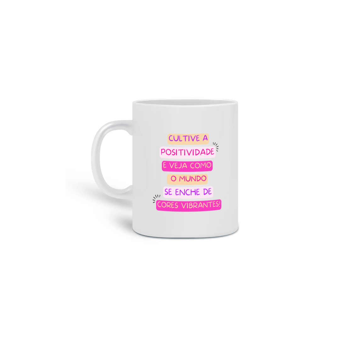 Caneca Porcelana - Frase Motivacional