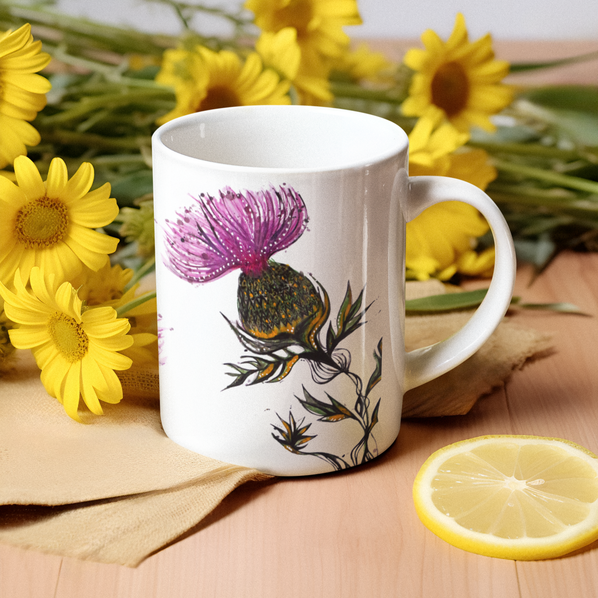 Caneca - The Thistle - A Flor Escocesa