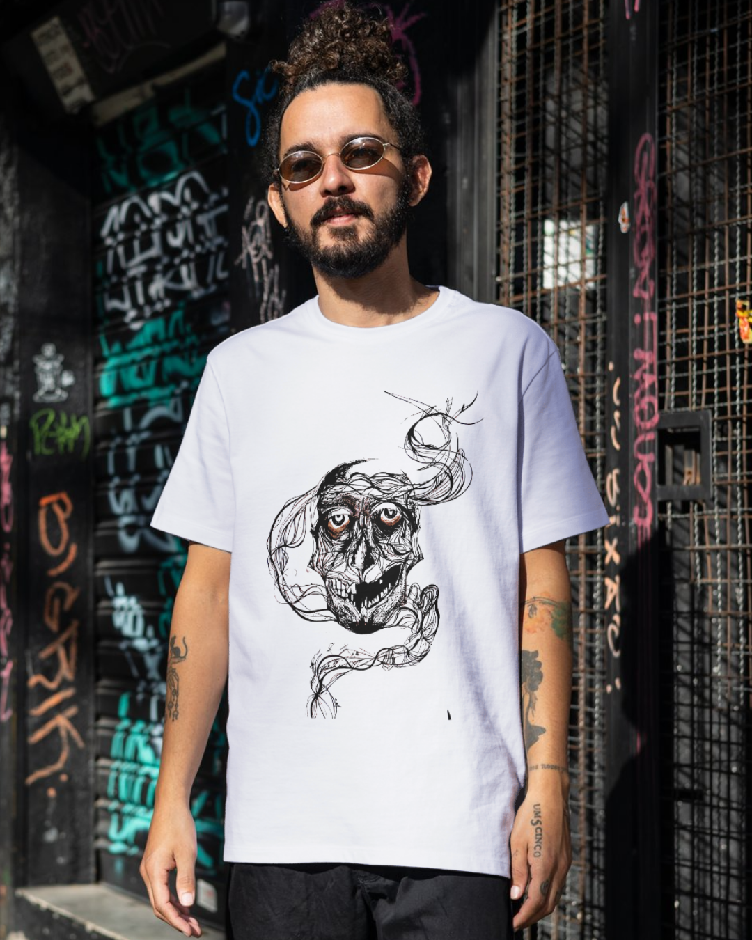 Camisa Masculina - Crânio Real