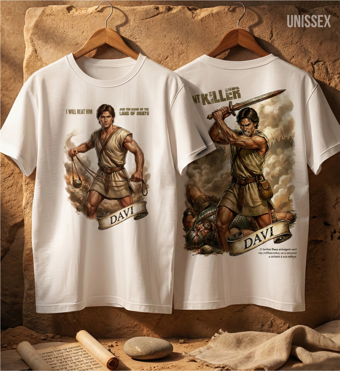 Camiseta - Davi: Giant Killer