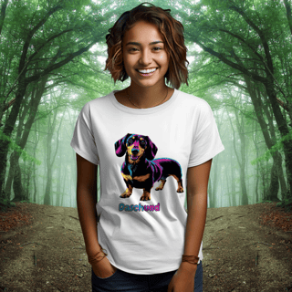 Camiseta Dashund PopArt