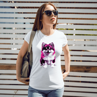 Camiseta Lulu da Pomerânia PopArt