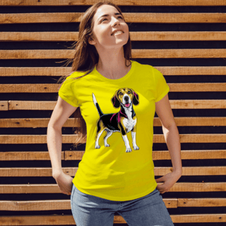 Camiseta Beagle PopArt